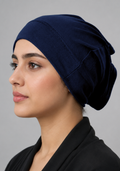 Tube Hijab Cap - Navy Blue