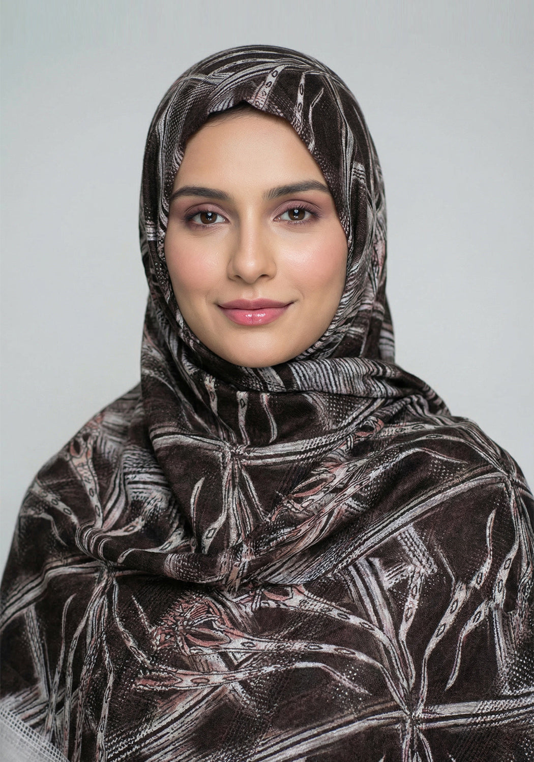 Ashi Cotton Hijab - Pastel grey