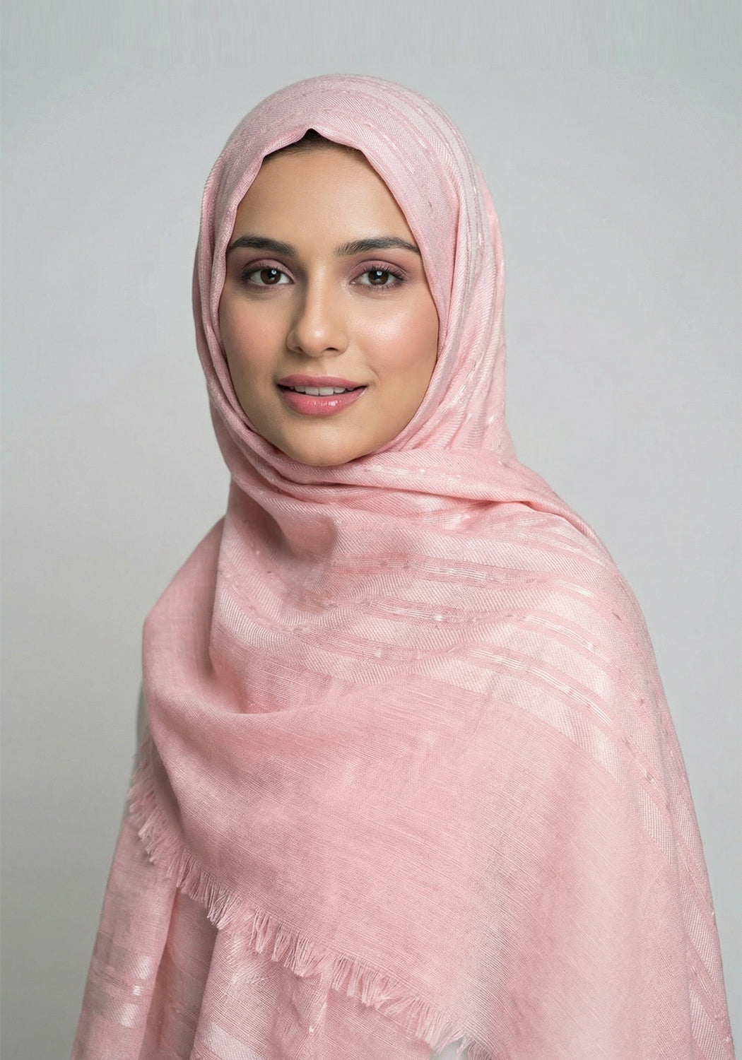 Ava Cotton Hijab - Pink