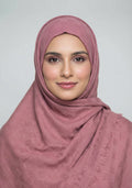 Afareen Cotton Hijab - Pinkish Red