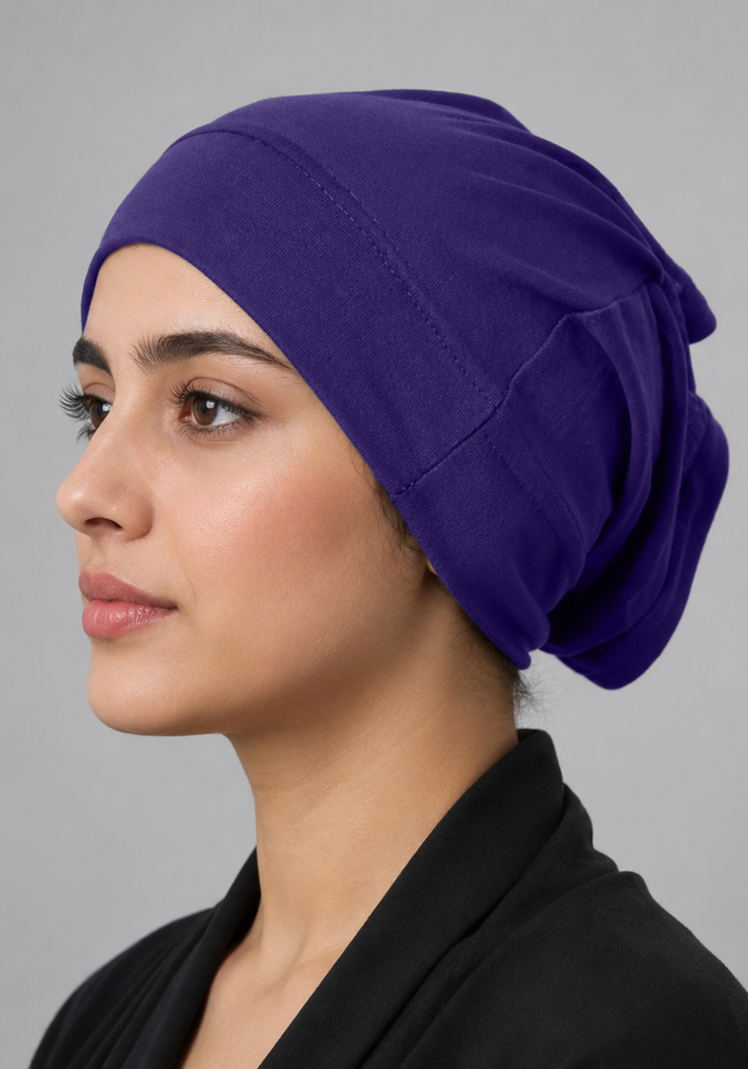 Tube Hijab Cap - Purple