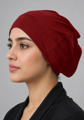 Tube Hijab Cap - Red