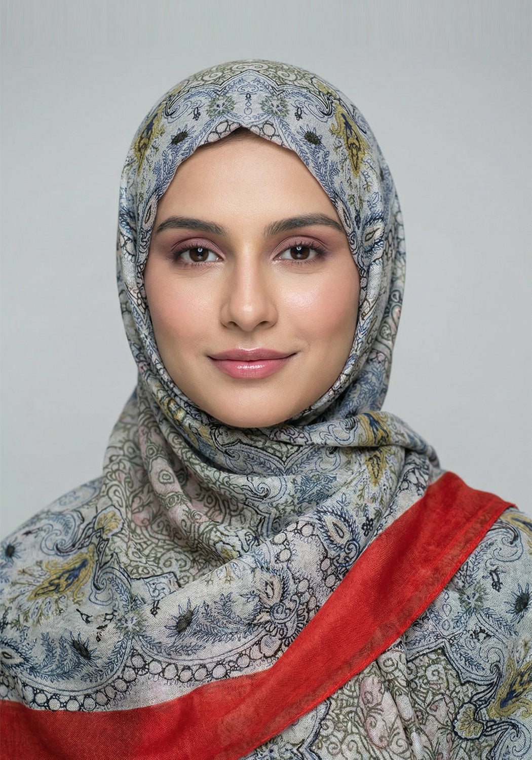 Yasmin Cotton Hijab - Red