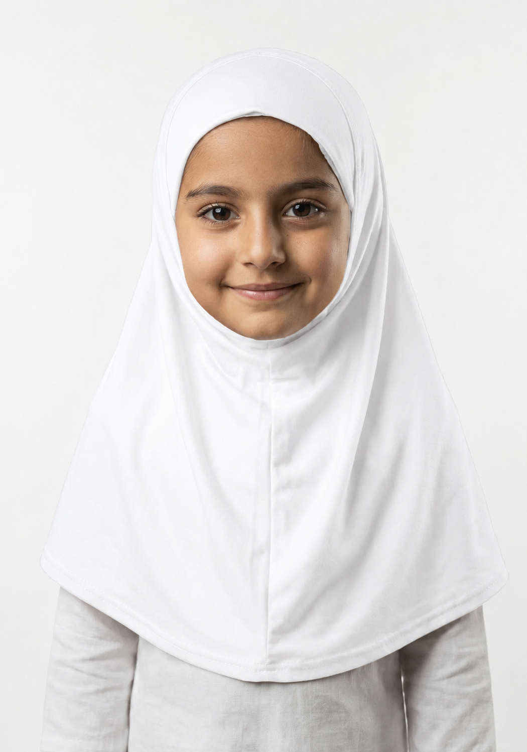 Plain Kids Makhna - White