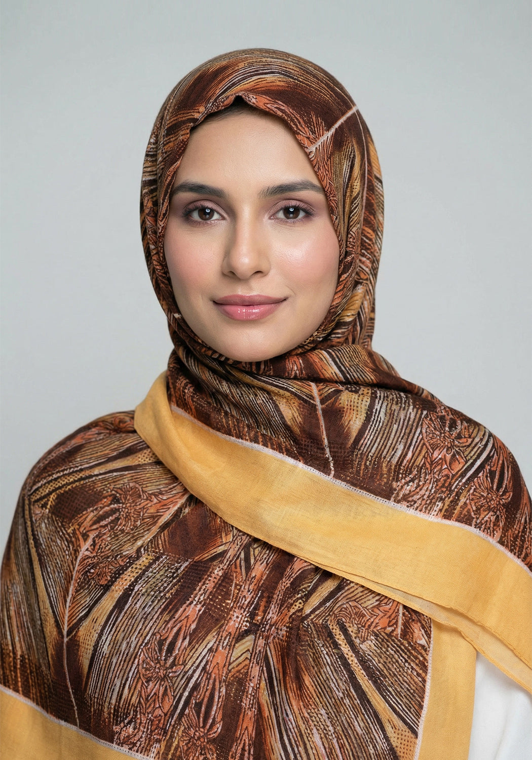 Ashi Cotton Hijab - Yellow