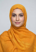 Ava Cotton Hijab - Yellow