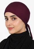 Dori Hijab Cap - Burgundy