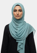 Anahita Chiffon Hijab - Sea Green