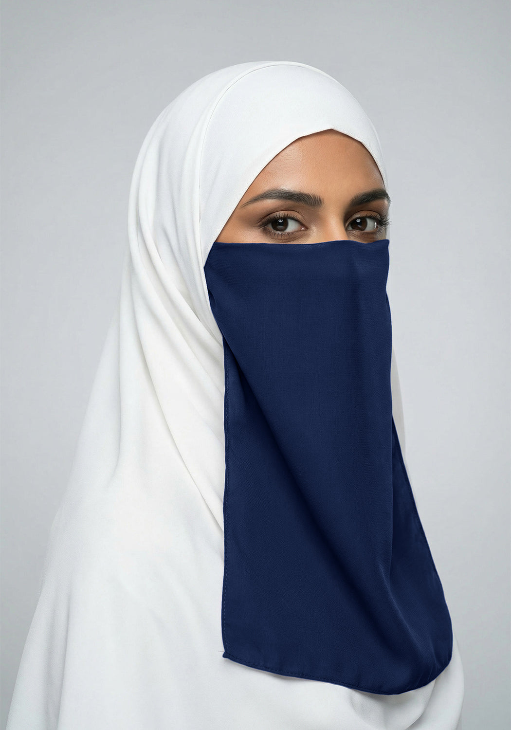 Alishba Niqab - Navy Blue