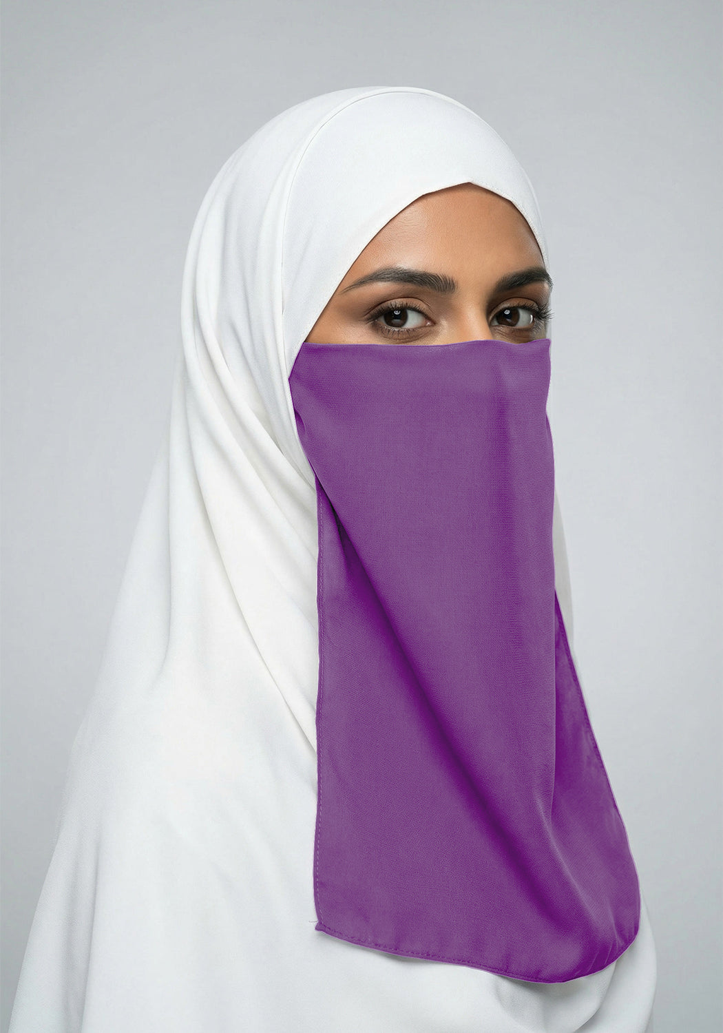 Alishba Niqab - Purple