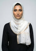 Organza Pearl White