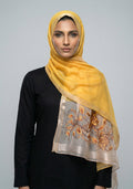 Organza Embroidery Mustard