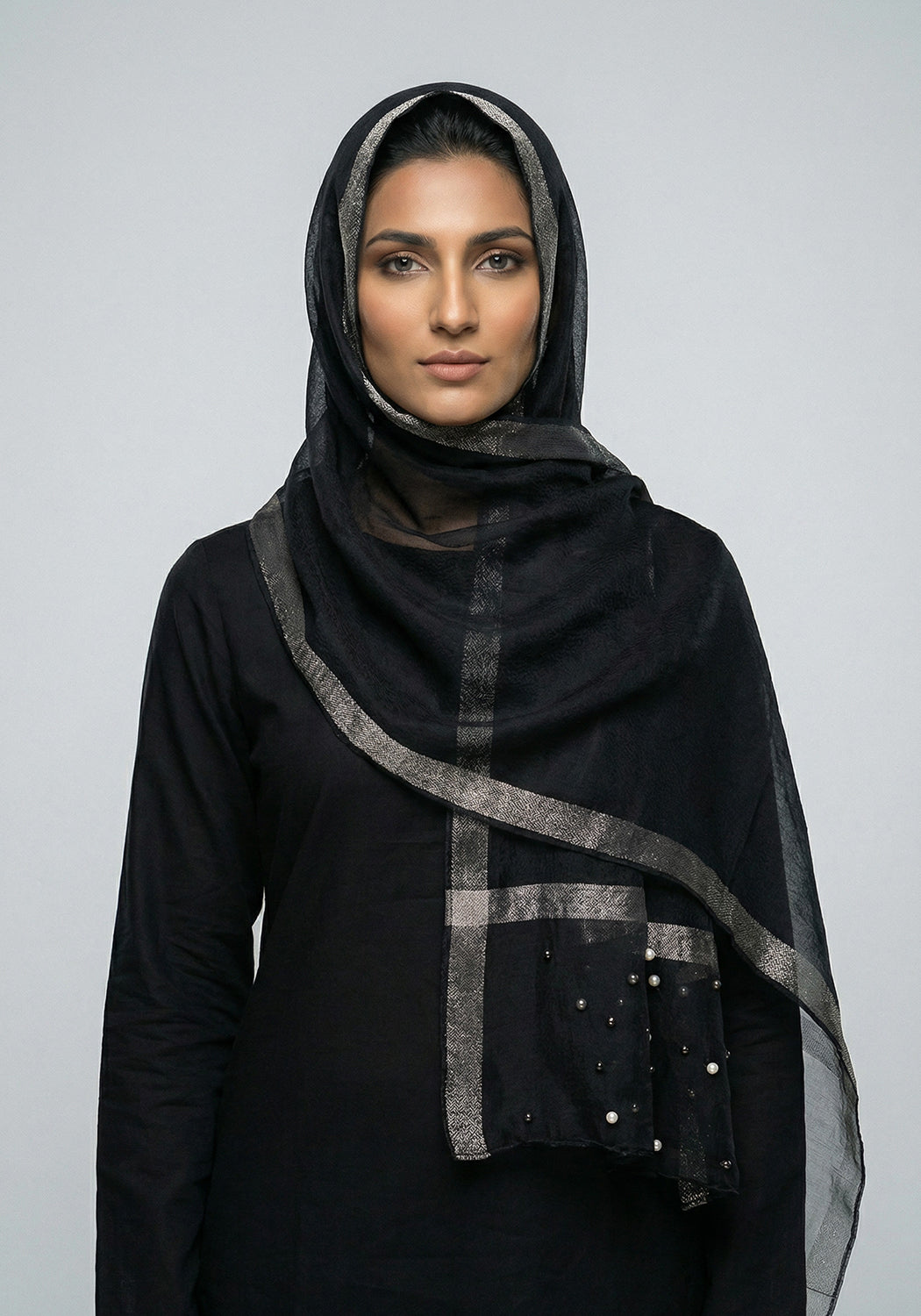 Organza Pearl Black