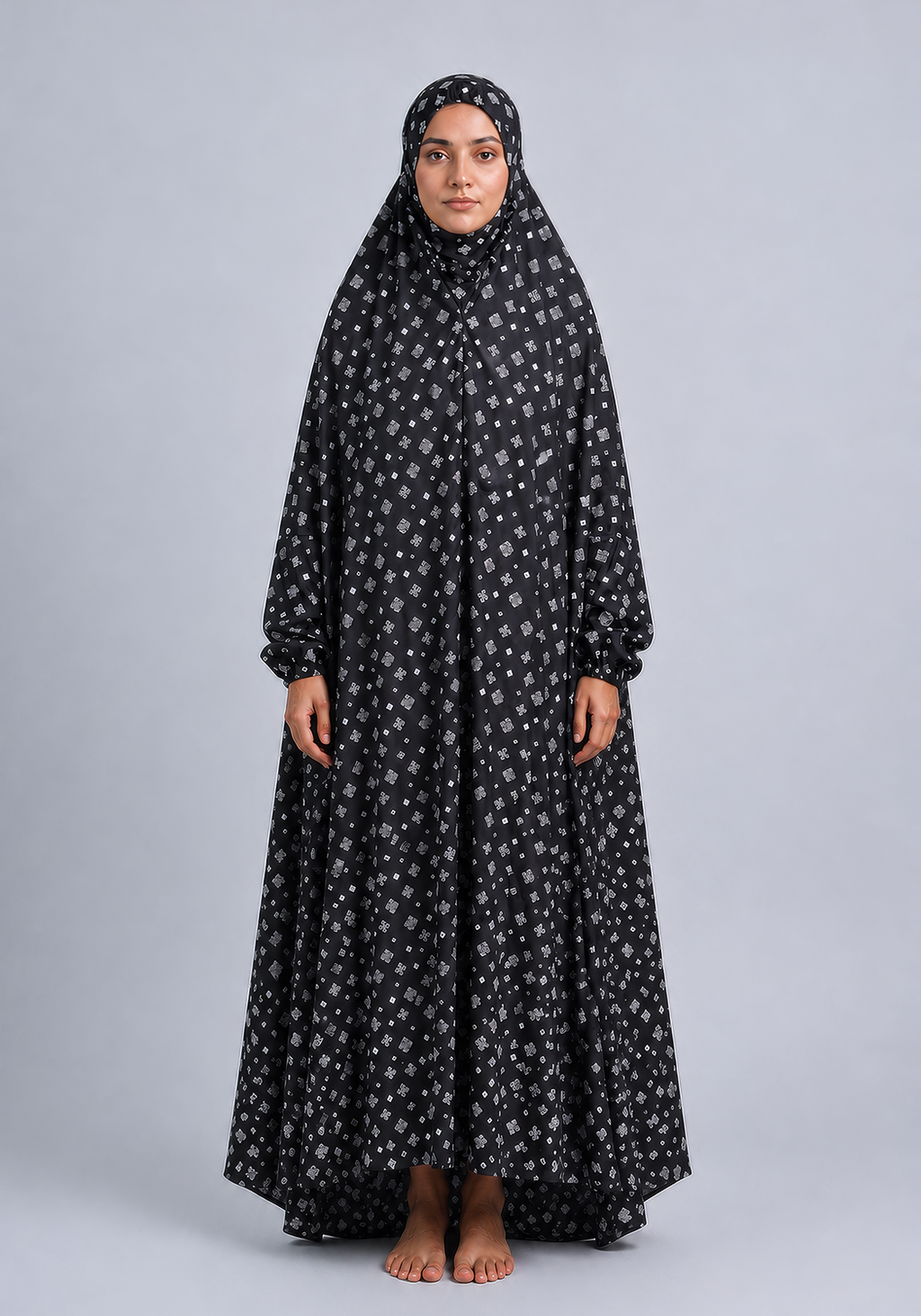 Black Namaz Chadar Design 2
