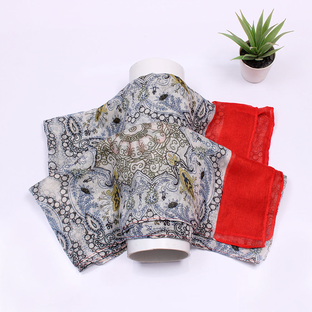Yasmin Cotton Hijab - Red