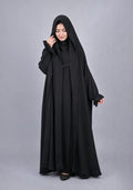 Layered Saudi Jilbab - Black