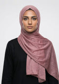 Metallic Chiffon-Powder Pink