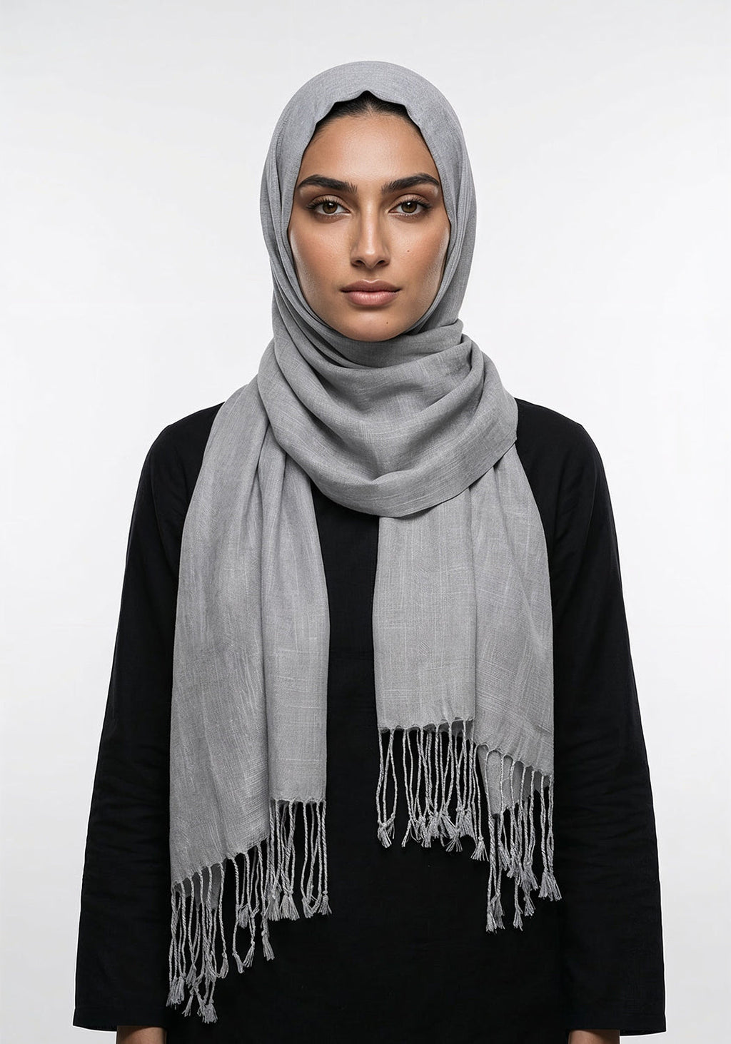 Arezoo Turkish Lawn Hijab - Grey