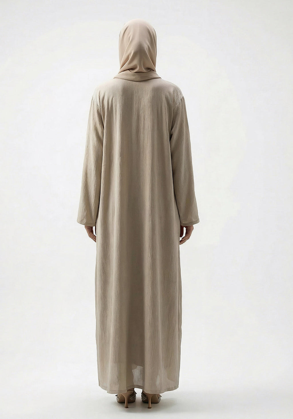 Pearls Dabka Abaya | Serene Threads