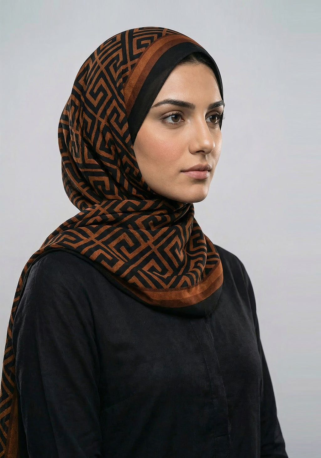 Taabah Hijab Brown
